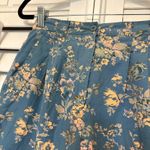 Izod Club Blue High Waisted Cotton‎ Floral Shorts Size 4 Photo 2