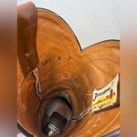 Montana West Vintage Montana Boots Cactus Western Horizon Scene Brown Tan White 7B RARE EUC Photo 4