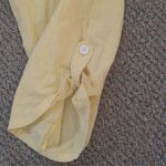 PINK - Victoria's Secret Pink VS Yellow Striped Capri Pants SIZE L Photo 1