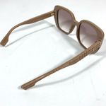 Burberry 52mm Gradient Square Ladies Logo Sunglasses Beige NWT Photo 3