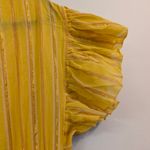 Saylor Revolve Adrianne Stripe Smock Dress Yellow Sz Small Photo 4