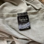 POL Sequin Sleeve V Neck Shirt Photo 3