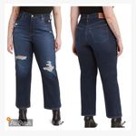 Levi's Levi’s Ribcage Straight Ankle Distressed Jeans Photo 1