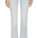 7 For All Mankind Tailorless Dojo Jeans Women Size 30 Light Wash Italian Fabric Photo 0