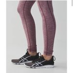 Lululemon Turn Around Tight Leggings in Heathered Bordeaux Drama Size 6 Photo 1