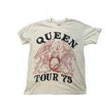 Hollister Oversized Queen Graphic Tee in Natural, Sz S Photo 6