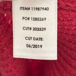 Torrid  Sweater Size 1X Red Lace-Up Cold Shoulder Ribbed V-Neck Pullover Photo 7