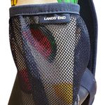 Lands' End  Large Canvas Coated Fruit Print Backpack Navy Trim Insulated CoolerBag Photo 7