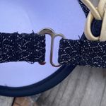 SheIn  Black with Gold Padded Swim Top Size L Photo 2