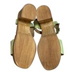 Seychelles  Aloe Green Manila Wooden Heeled Sandals Women’s 9.5 Photo 4