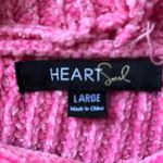 Heart soul PINK OVERSIZED CROP SWEATER WITH HOODIE PULL STRING Photo 6