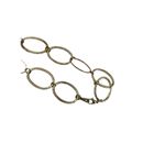 Olia signed Golden ring chain link long necklace Gold Photo 6