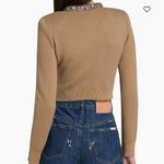 Self Portrait jeweled cardigan. S Tan Photo 13