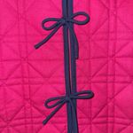 Anthropologie NWT $138 x DOLAN Pink Bow-Front Linen Quilted Lady Jacket S Photo 7