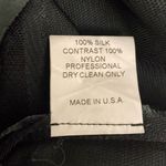 Poleci Green Silk Layered Camisole Tank Top Shirt Womens Size 4 Black Lace Photo 7