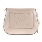 Marc Jacobs Recruit Hammered Leather Flap Crossbody Saddle Bag Taupe Tan Beige Photo 3