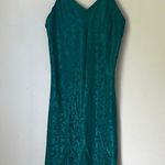 Go Softly Vintage Emerald Green Mini Slip Dress Nightgown Size Med🗝️ Photo 0