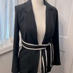 Jason Wu • BELTED BLAZER • BLACK/WHITE • NWT Photo 0