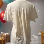 Handmade Artistic Eye Graphic Women's‎ Tee - White Photo 3