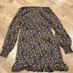 NWT Lulus Bouquet Beauty Floral Spring Dress Sz S Purple Photo 6