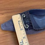 Anne Klein Vintage AK Plum Purple Suede Leather Pointy Kitten Heels Mules 6.5M Photo 12
