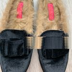 Catherine Malandrino  Velvet Fur Slides size 6.5 Photo 1