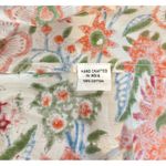 New Sohana Womens Top Floral Puffed Blouse Smocked Yoke Babydoll Cottagecore XS Red Photo 6