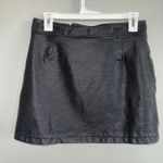 Harry Potter  Knockturn Alley Black Faux Leather Zip Up Mini Skirt Woman Size S/M Photo 1