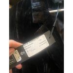 NU Denmark Crushed Velvet Crop Double Button Jacket Black Womens Size Small Photo 8