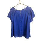 City Chic Short Sleeve Cutout Polyester Mesh Blouse Top Womens size 16 Photo 2