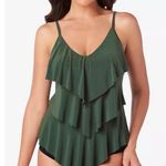 MagicSuit Rita Soft Cup Adjustable Strap Tankini in Military Green, Size 14 NEW Green Photo 0