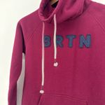 Burton  Womens Burgundy Indie Crush Neck Pullover Hoodie Sweatshirt Size Small Photo 2