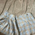 Urban Outfitters  Pastel Plaid Pleated Skirt Photo 1