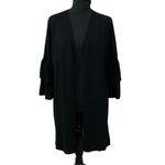 Chelsea28  Gray Crop Open Front Wool Blend Jacket (Size Large) Photo 3