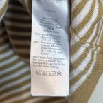 Madewell  Belhaven Ruffle Wool Blend Sweater Tank in Stripe‎ Photo 4