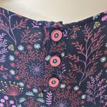 Matilda Jane  Resolution Navy Floral Long Slv Jersey Trapeze Dress XXL Photo 4