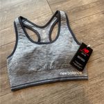 New Balance  Heather Gray Sports Bra Photo 3