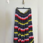 Free People  multicolor high low flowy skirt size Large Photo 4