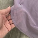 Lululemon athletica Mauve Racerback Tank Top Mesh Sheer Photo 3