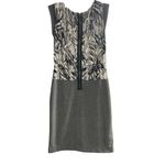 BCBG‎ MAXAZRIA Women’s Small Sleeveless Gray Black & White Bodycon Dress Photo 1