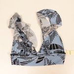 Aerie NWT  Blue Ruffle Bikini Top Size Small Photo 11