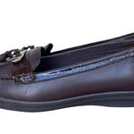 Anne Klein Flex Brown Leather Tassel Loafers - Size 8M Photo 1