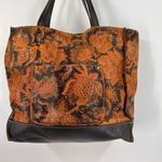Patricia Nash  Toscano Paisley Floral Leaf Print Leather Tote Purse Photo 2