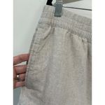 Old Navy  tan linen blend shorts size 2X elastic waist pockets Photo 1