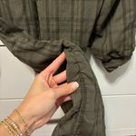 ZARA  Plaid Ruched Mini Dress Photo 5