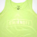 Smirnoff Neon Electric Yellow Lime Green Women's Tank Top T Photo 3