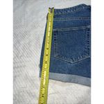 H&M Women Size 4 Shorts Regular Waist Blue Jean Denim Rolled Hem NEW Photo 6
