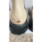 Sandro  Chelsea Leather Boots Cream Ecru Size 8.5 NEW Photo 4