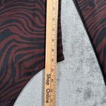 EXPRESS Body Contour Zebra Thong Bodysuit Animal Print Stretch Top Layer S Club Photo 10