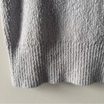 Free People  FP Beach Gray V-Neck Sleeveless Sweater Vest Oversized Tight Knit M Photo 7